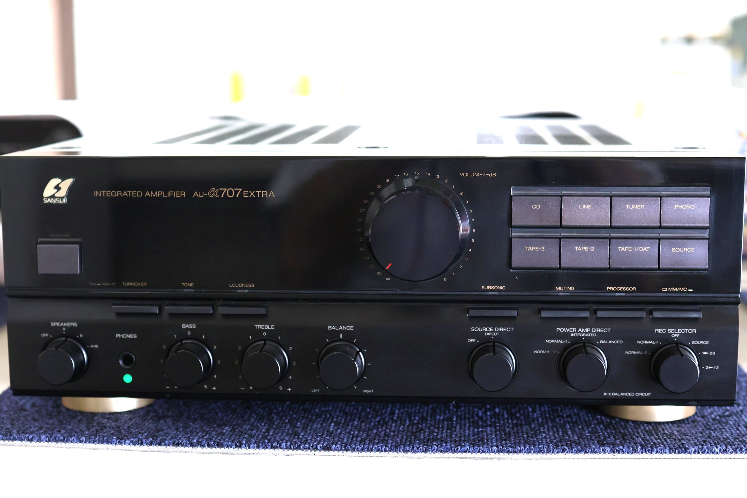 絶品！整備済完動美品！山水高級プリメインアンプAU-D707F EXTRA アンプ 