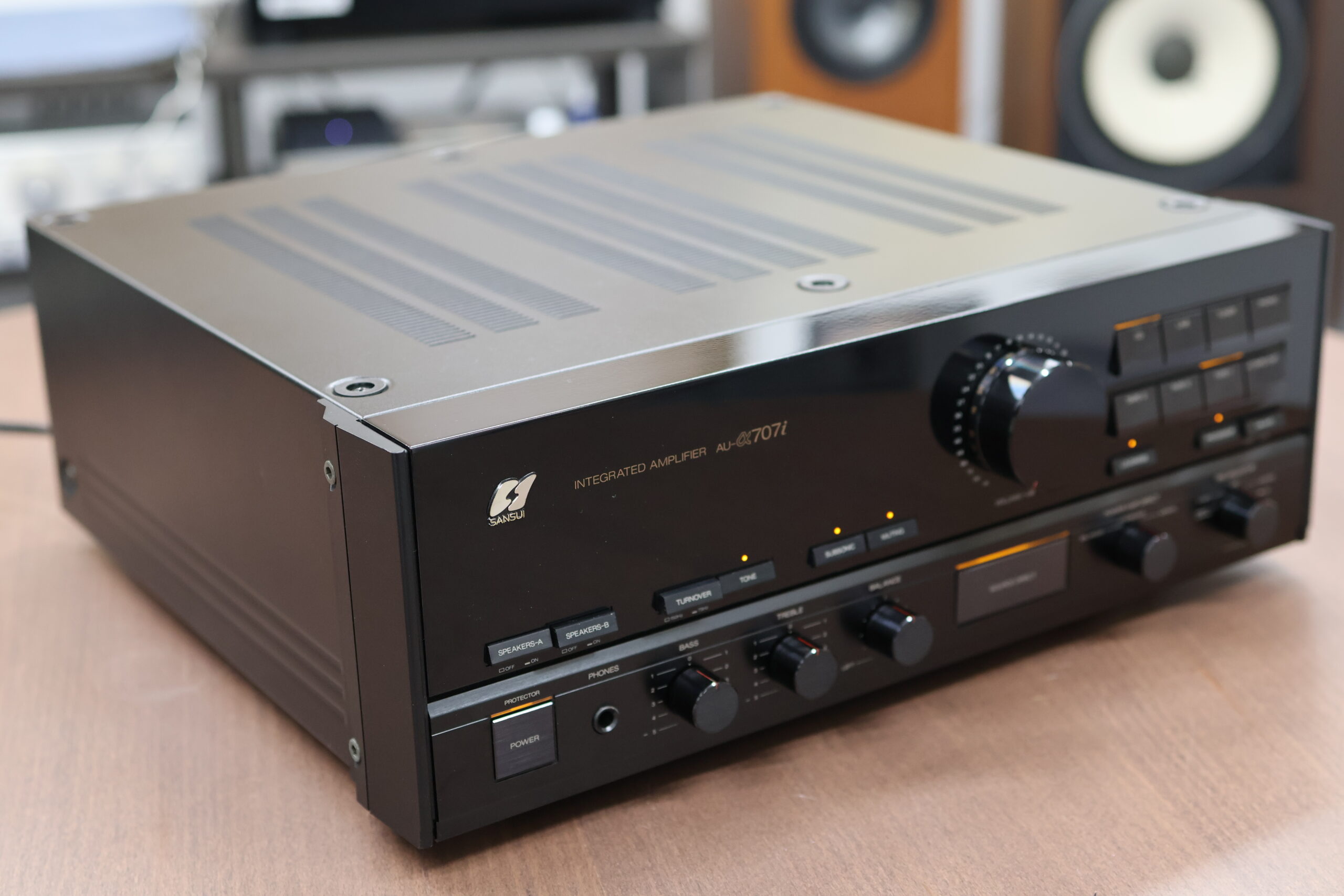 □サンスイ SANSUI プリメインアンプ AU-777D□山水 音出し確認済み 